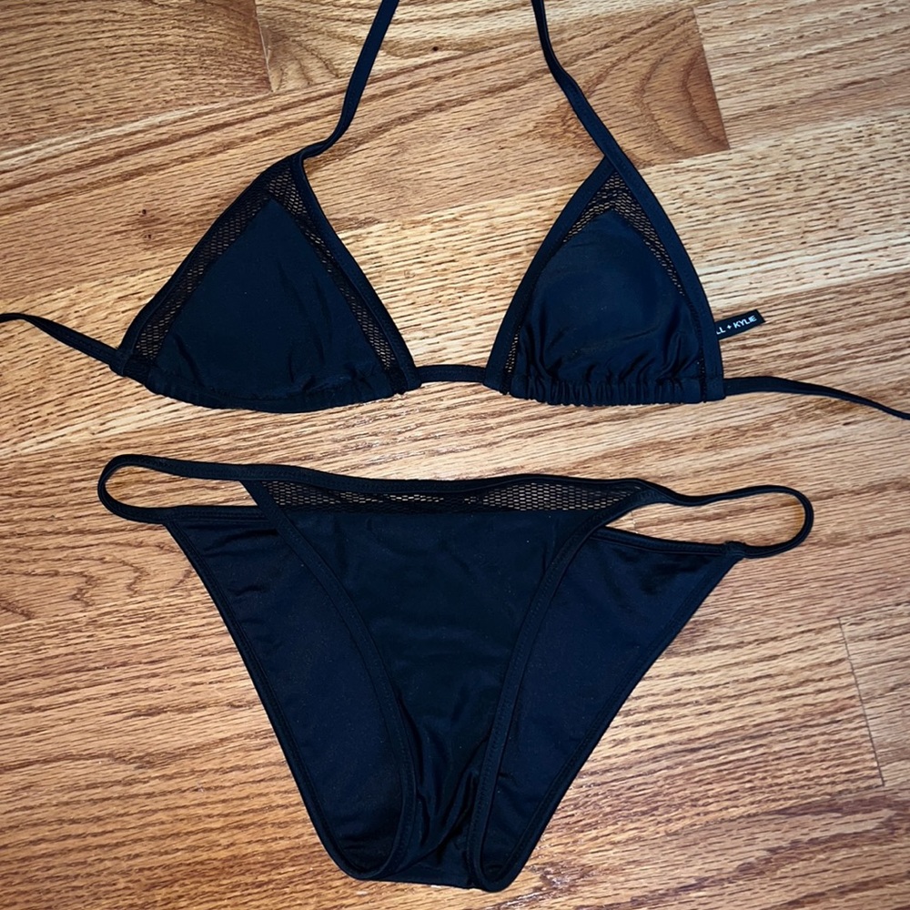 NWOT Kendall + Kylie Mesh Triangle Bikini